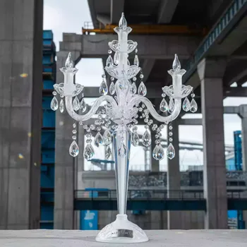Аренда Канделябр хрустальный белый в Skypark Sochi — ART SPACE