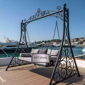 Аренда Качели кованые на VIP теплоходе (Морпорт Сочи) — ART SPACE