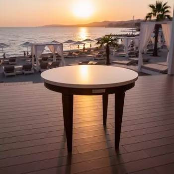 Аренда Стол Сканди К 90 венге слоновая кость на пляжных клубах Хосты — ART SPACE