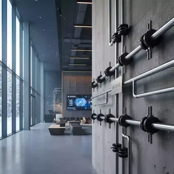 Аренда Клипсы хомуты для труб в Университете «Сириус» — ART SPACE