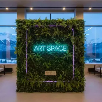 Аренда Фон искусственная зелень в Гранд Отель Поляна — ART SPACE