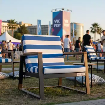 Аренда Шезлонг Blue Stripes в Cosmos Sochi Hotel — ART SPACE