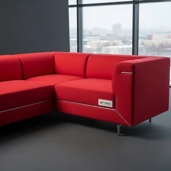 Аренда Секция угловая California Red красного цвета в Panorama by Mercure — ART SPACE