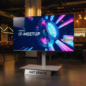 Аренда Телевизор LED 86 дюймов 218 см в ресторане «Сыроварня» — ART SPACE