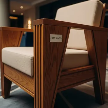 Аренда Кресло деревянное с обивкой Tablet Rodina Grand Hotel & SPA — ART SPACE
