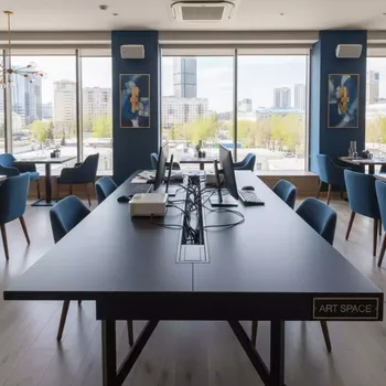 Аренда Стол с каналом для протяжки проводов Toa Desk CDX в ресторане «Магадан» — ART SPACE