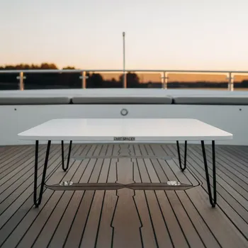 Аренда Журнальный стол Loft 80x60 см белый на VIP-яхте (Имеретинский порт) — ART SPACE