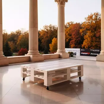 Аренда Стол Pallet white на вилле «Анна» — ART SPACE