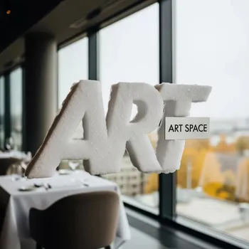 Аренда Логотипы и фигуры из облаков в ресторане «La Terrazza» — ART SPACE