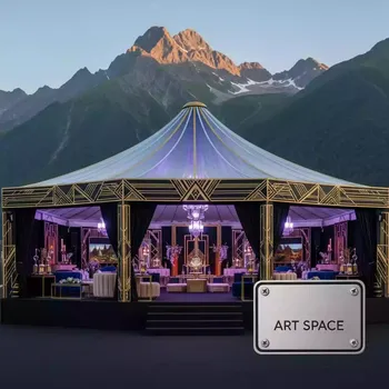 Аренда Шатер павильон 25х25 в Golden Tulip Rosa Khutor — ART SPACE