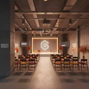 Аренда Новый деловой год компании Д2 в Gamma Sirius — ART SPACE