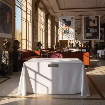 Аренда Скатерть White 120х60 в Bridge Resort — ART SPACE