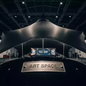 Аренда Тент Кайт 12х18 черный в Ледовом дворце «Айсберг» — ART SPACE