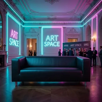 Аренда Трехместный черный диван Сочи в ART SPACE
