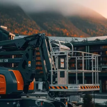 Аренда Вышки туры передвижные УЛТ 120 площадка 2х1,2 м в Radisson Hotel Rosa Khutor — ART SPACE
