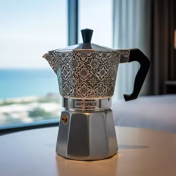 Аренда Кофеварка гейзерная Ritmo Espresso на 2 порции декор в Radisson Collection Paradise — ART SPACE