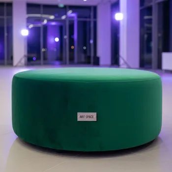 Аренда Пуф Shape круглый изумрудный в комплексе Sea Galaxy — ART SPACE