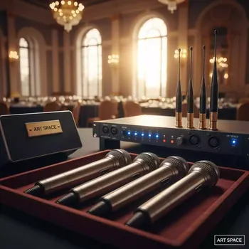 Аренда Микрофоны ручные Sennheiser EW 100G3 со сплиттером в комплексе Sea Galaxy — ART SPACE