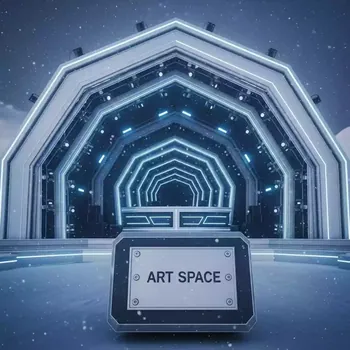 Аренда Сцена двускатная 10х8 м металлик в Green Flow Hotel — ART SPACE
