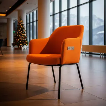 Аренда Стул Vicenza на ножках с подлокотниками оранжевый в Courtyard by Marriott Sochi — ART SPACE