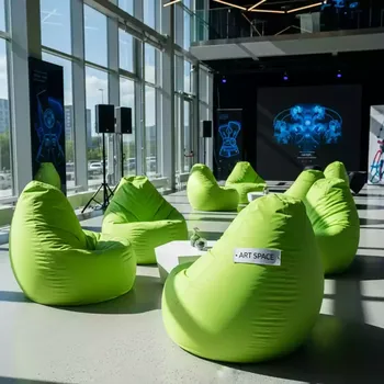 Аренда Кресло мешок салатное в ОКЦ «Галактика» — ART SPACE