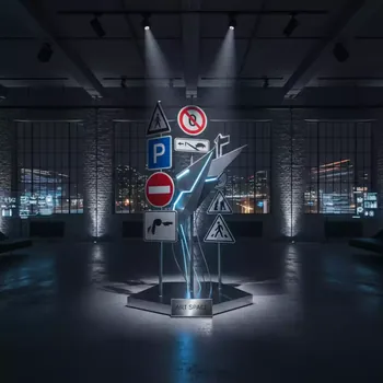Аренда Знаки дорожные запрещающие в лофте «Студия 21» — ART SPACE