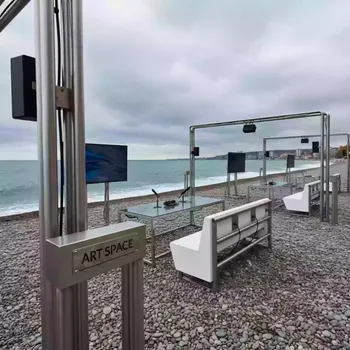 Аренда Трубы нержавеющие 25 мм на пляже «Маяк» — ART SPACE