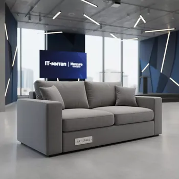 Аренда Диван Клиппан тканевый серый в Mercure Сочи Центр — ART SPACE