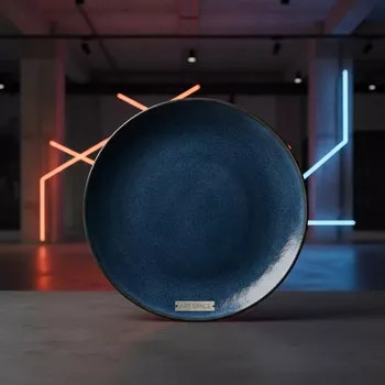 Аренда Тарелка Craft Planet Нептун синяя 28 см в Mantera Supreme — ART SPACE