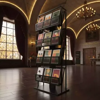 Аренда Буклетница мобильная сетчатая на 8 карманов в отеле «Богатырь» — ART SPACE