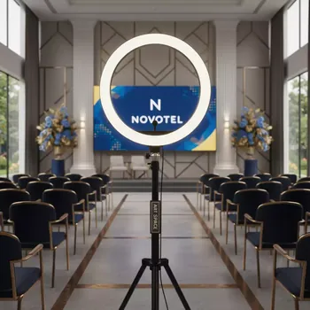 Аренда Лампа кольцевая со штативом LED Ring в Novotel Resort — ART SPACE