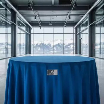 Аренда Скатерть бархатная синяя 120 см в Rixos Krasnaya Polyana — ART SPACE