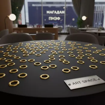 Аренда Люверсы золотые Piccolo 5,5 мм 1000 шт в ресторане «Магадан» — ART SPACE