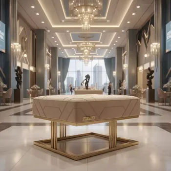 Аренда Пуф Vental beige на Медальной площади — ART SPACE