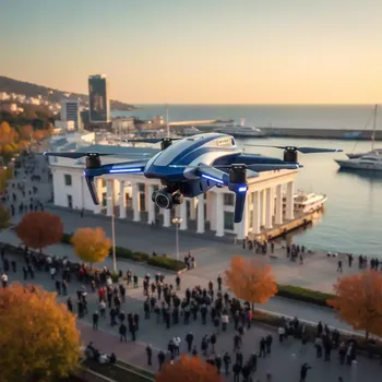 Аренда Квадрокоптер программируемый Phoenix Fly на территории Морпорта Сочи — ART SPACE