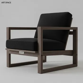 Аренда Кресло деревянное с обивкой Cucaracha LB BL в пляжном комплексе VinoGrad — ART SPACE