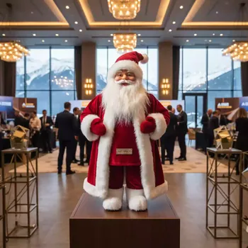 Аренда Фигурка Дед Мороз 60 см красный белый в Rixos Krasnaya Polyana — ART SPACE