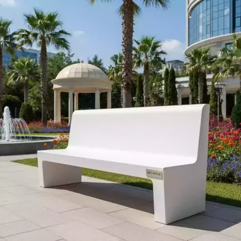 Аренда Скамейка белая в City Park Hotel Sochi — ART SPACE