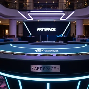 Аренда Столешница круглая Werzalit D700 мм мраморный опиум в Golden Tulip Rosa Khutor — ART SPACE