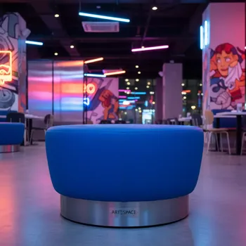 Аренда Пуф Vental синий в ресторане «Voda» — ART SPACE