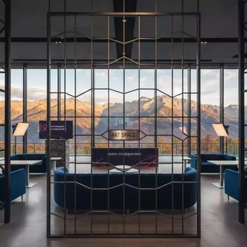Аренда Ширма "Клетка" на площадке Rosa Peak (2320м) — ART SPACE