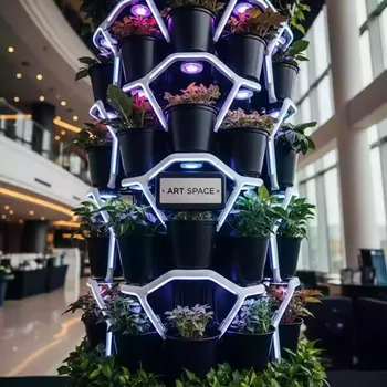 Аренда Минисад ФитоЛето с фитолампой 12 кашпо в Radisson Blu Resort & Congress Centre — ART SPACE