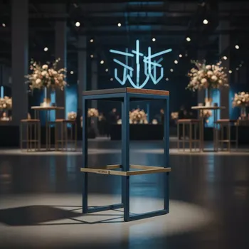 Аренда Табурет полубарный металлический Trick в Grand Karat Sochi — ART SPACE