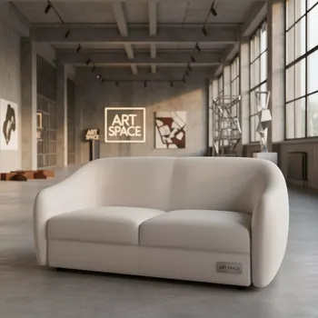Аренда Диван двухместный Panda белый в City Park Hotel Sochi — ART SPACE