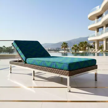 Аренда Шезлонг лежак плетеный Agor с матрасом в Sport Inn Hotel & Wellness — ART SPACE