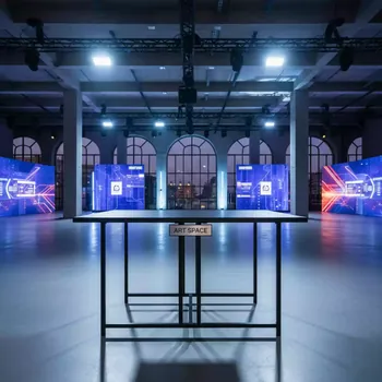 Аренда Стол раздвижной Лофт черный Лаки мини 800х300 мм в Red Arena — ART SPACE