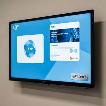 Аренда Плазменная панель телевизор DEXP Full HD 40 дюймов в Green Flow Hotel — ART SPACE