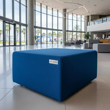 Аренда Пуф Cube blue в Radisson Blu Resort & Congress Centre — ART SPACE