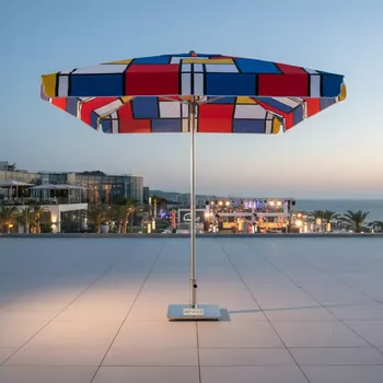 Аренда Зонт пляжный профессиональный 1,8х1,8 м Mondrian в Omega Sirius — ART SPACE