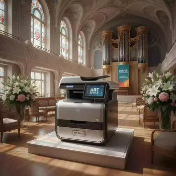 Аренда МФУ Sharp BP 70C55EU в Зале органной и камерной музыки — ART SPACE